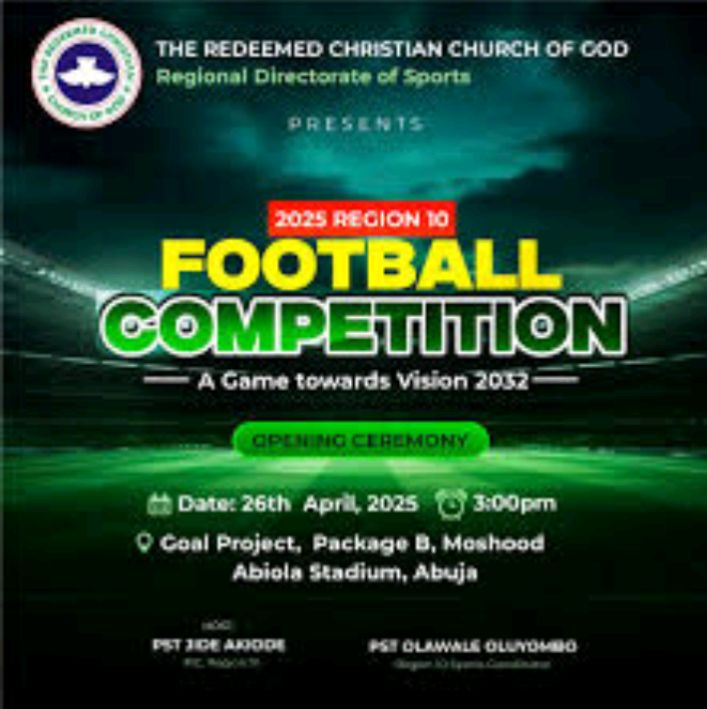 RCCG launches football tournament in Oyo