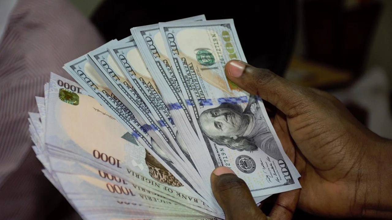 Naira slips by 0.34% against  dollar in official market trading