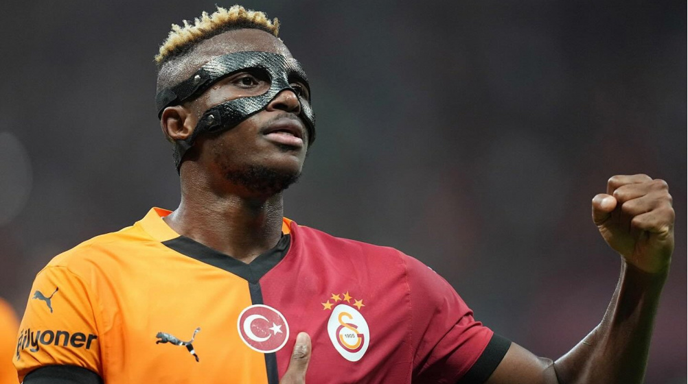 Osimhen breaks personal goal record with brace in Galatasaray win