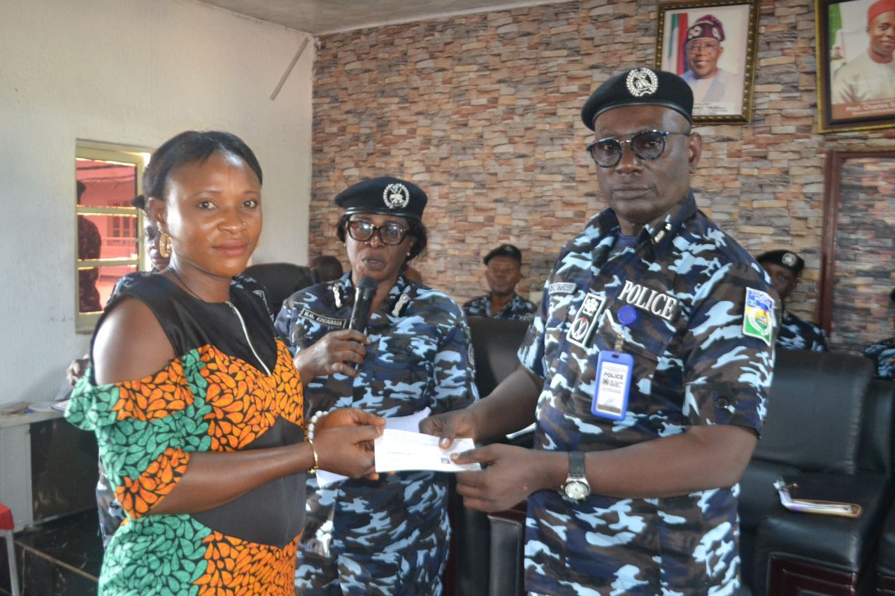 CP Orutugu presents N8m to families of 13 fallen officers in Anambra