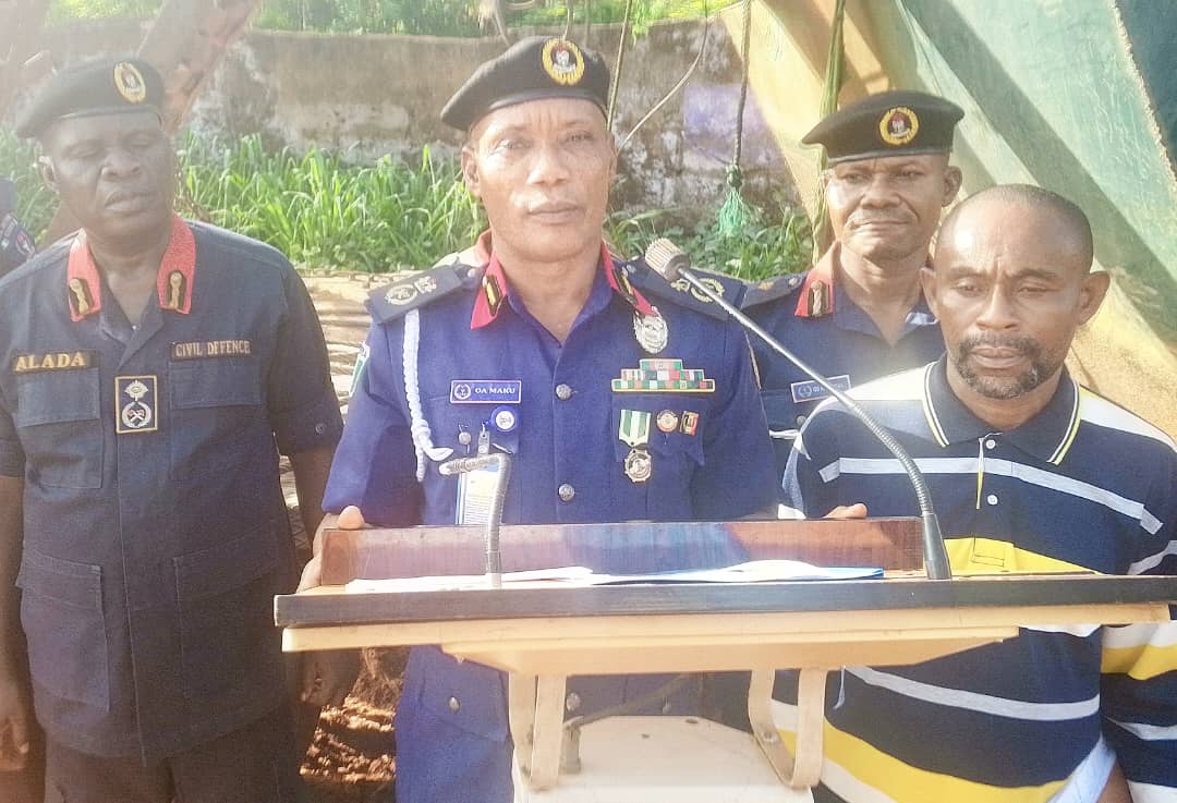 Illegal miners flee, abandon equipment as NSCDC raids site in Anambra