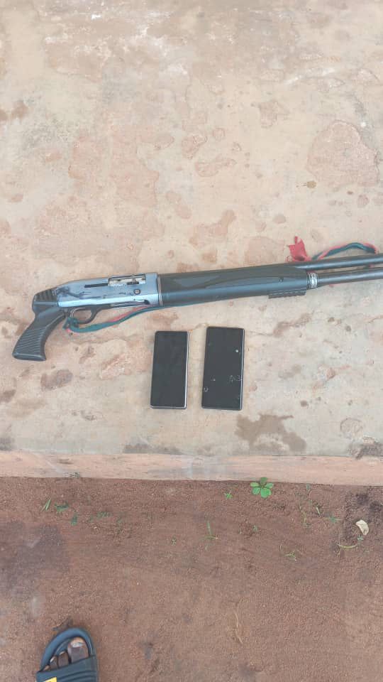 Recovered gun by Anambra Police Command