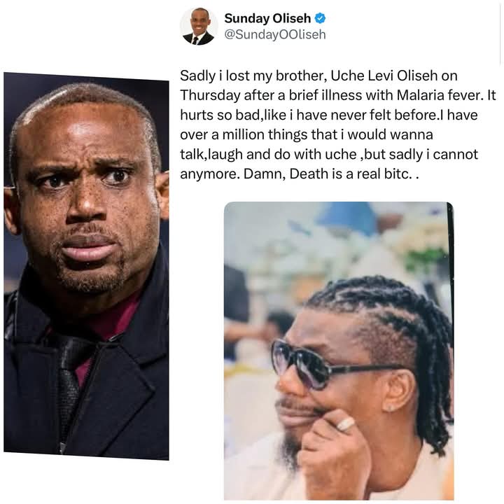 Ex-Super Eagles Captain Sunday Oliseh loses brother to malaria
