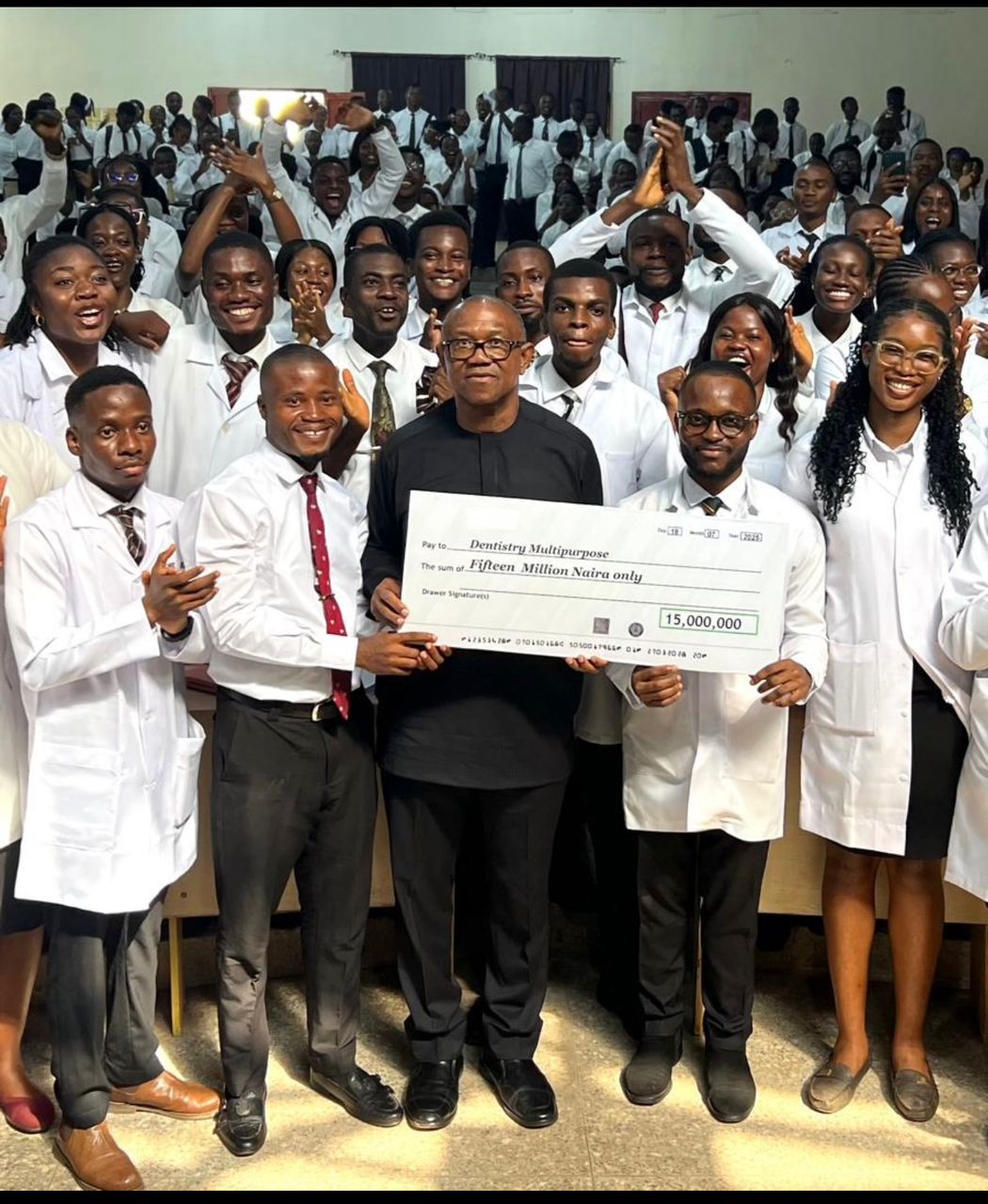 Obi donates ₦15m to UNTH Dentistry Faculty, solicits increased investment in health education