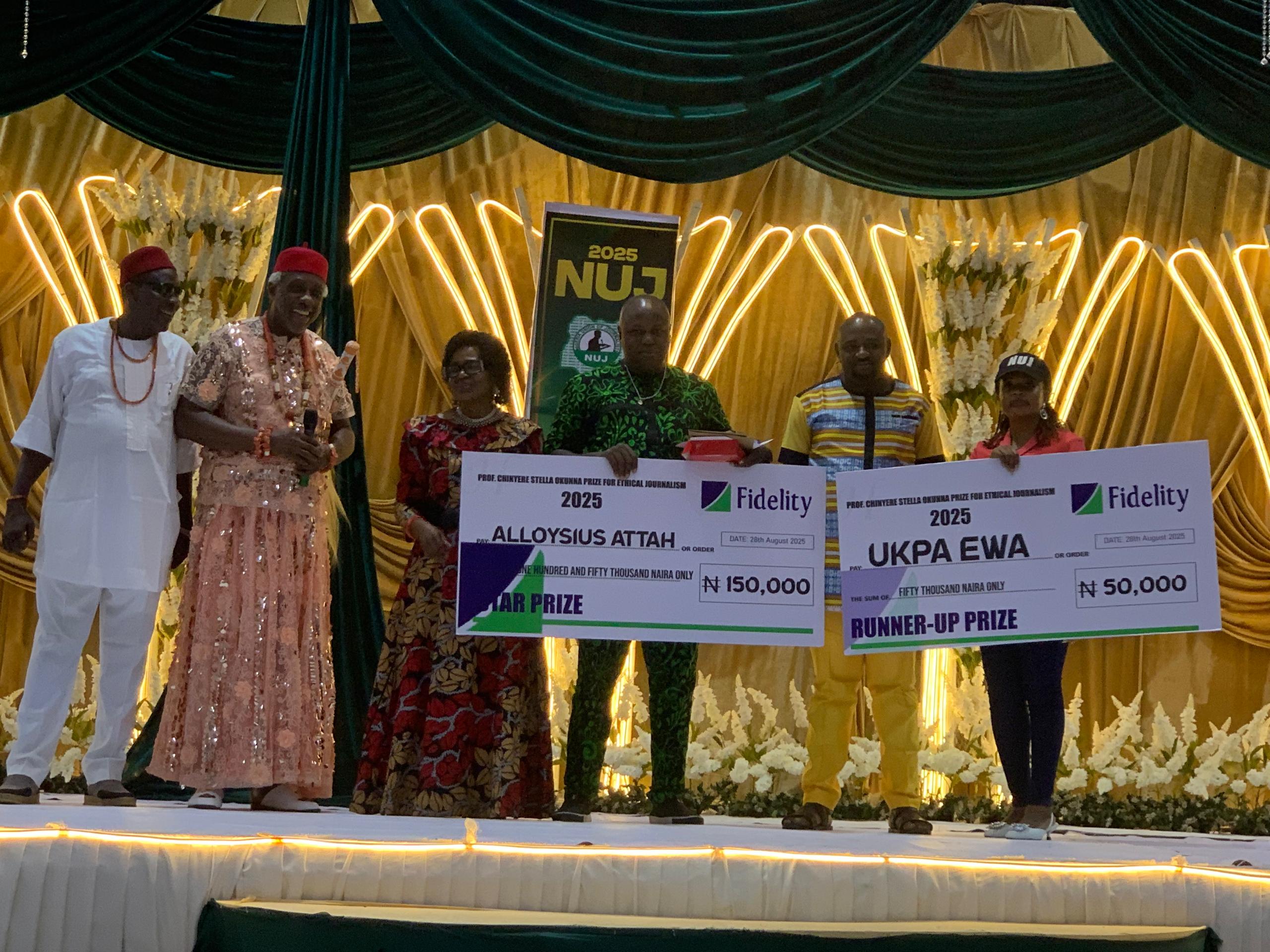 Aloysius Attah, Ukpa Ewa win Prof. Okunna  Ethical Journalism Prizes