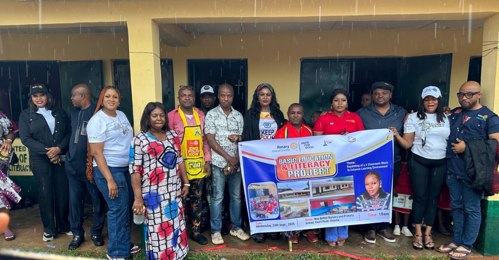 Rotary commissions 4 classroom blocks in Onitsha school 