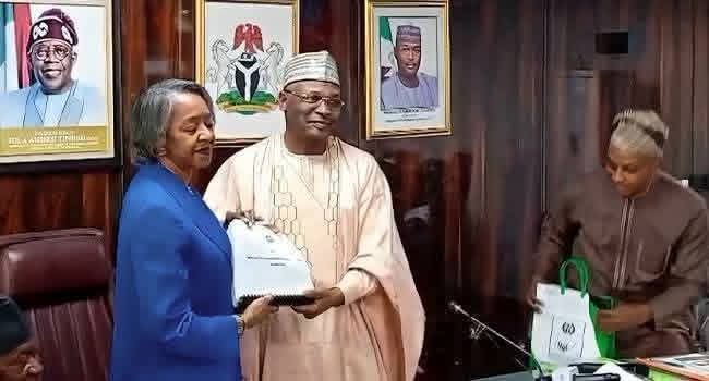 BREAKING: Yakubu Hands Over to Agbamuche-Mbu as Acting INEC Chairman