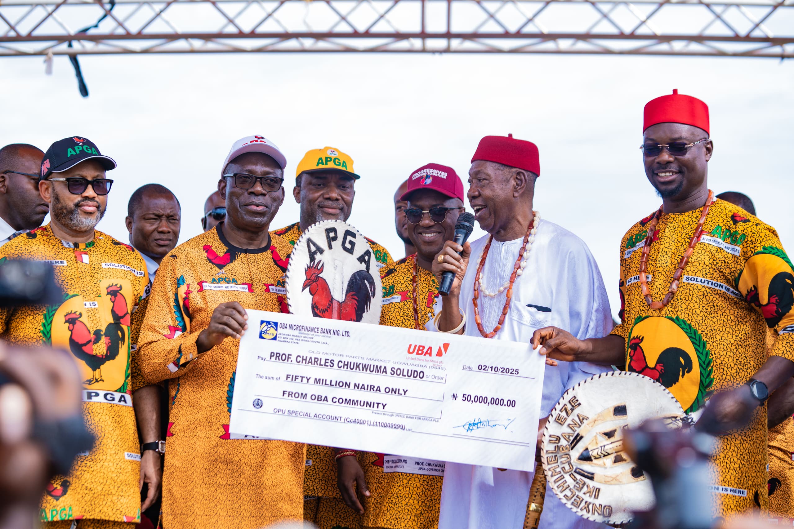 Guber Poll: Anambra communities endorse Soludo with N50m support