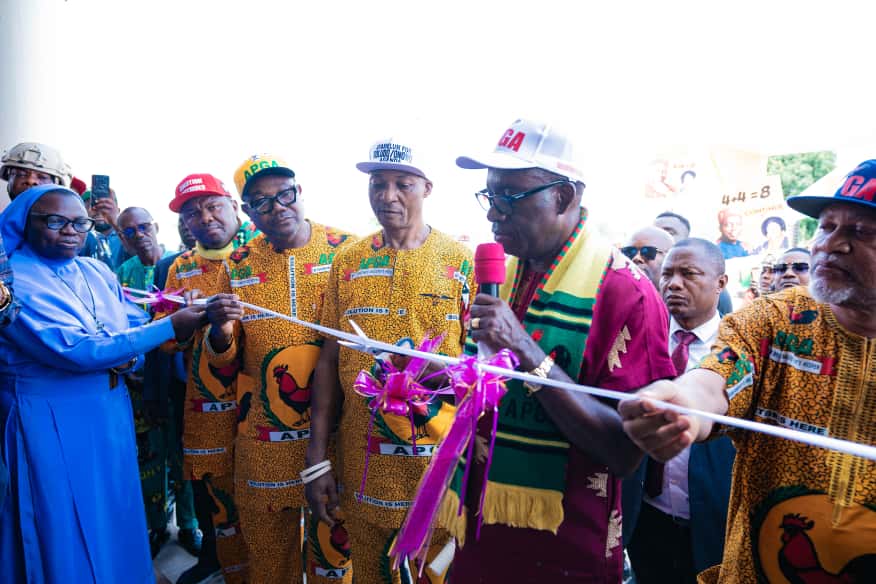 Gov. Chukwuma Soludo inaugurates General Hospital at Anaku Ayamelum LGA.