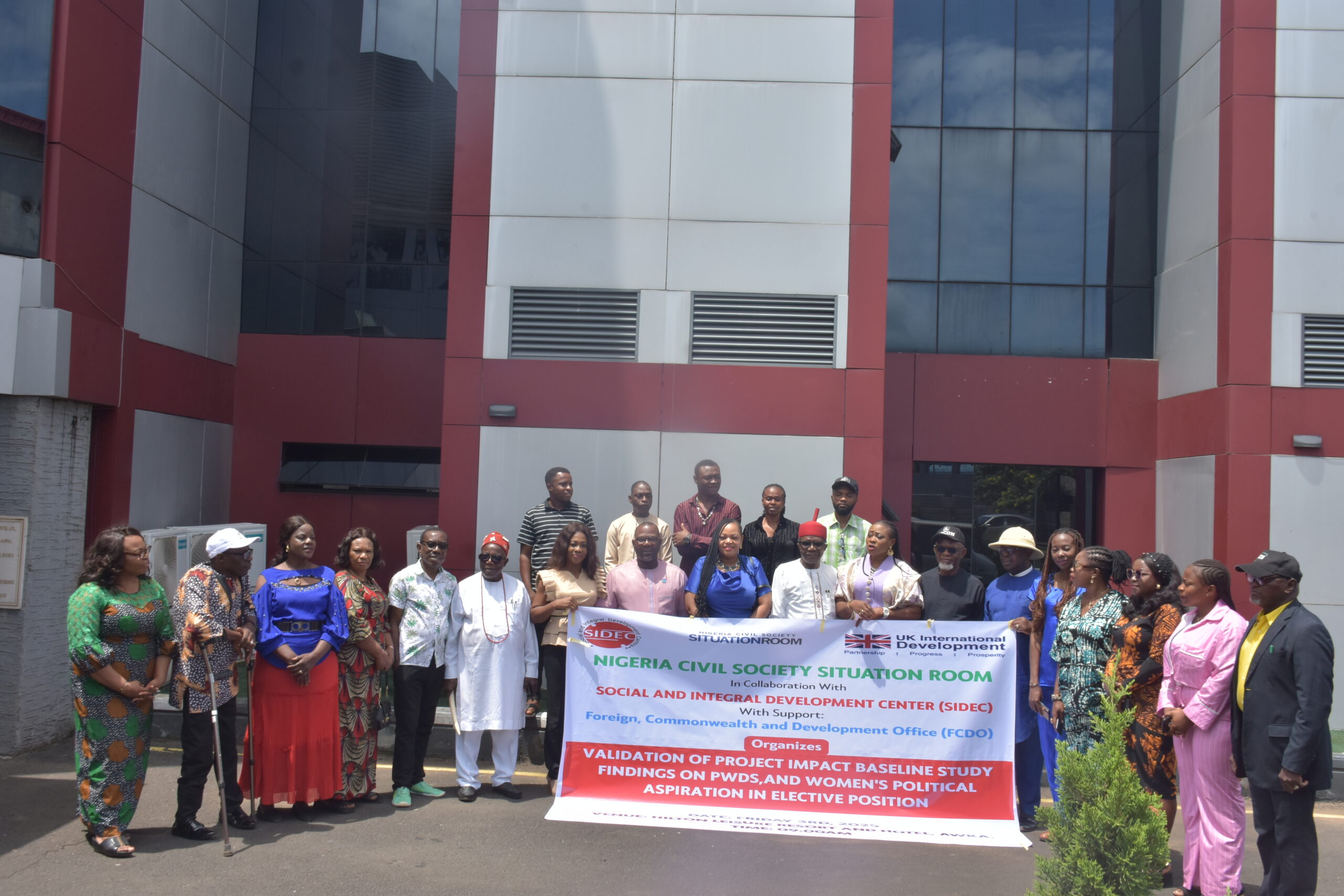 Anambra Guber: SIDEC pushes for inclusive democracy as stakeholders validate Project IMPACT study findings