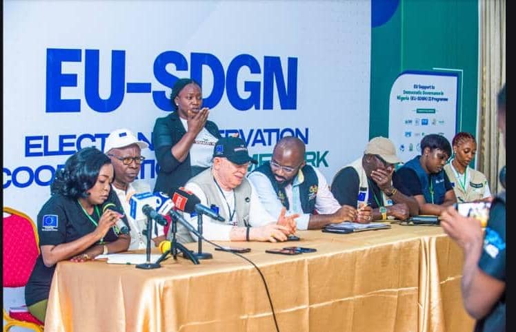 Local and international observers in Awka