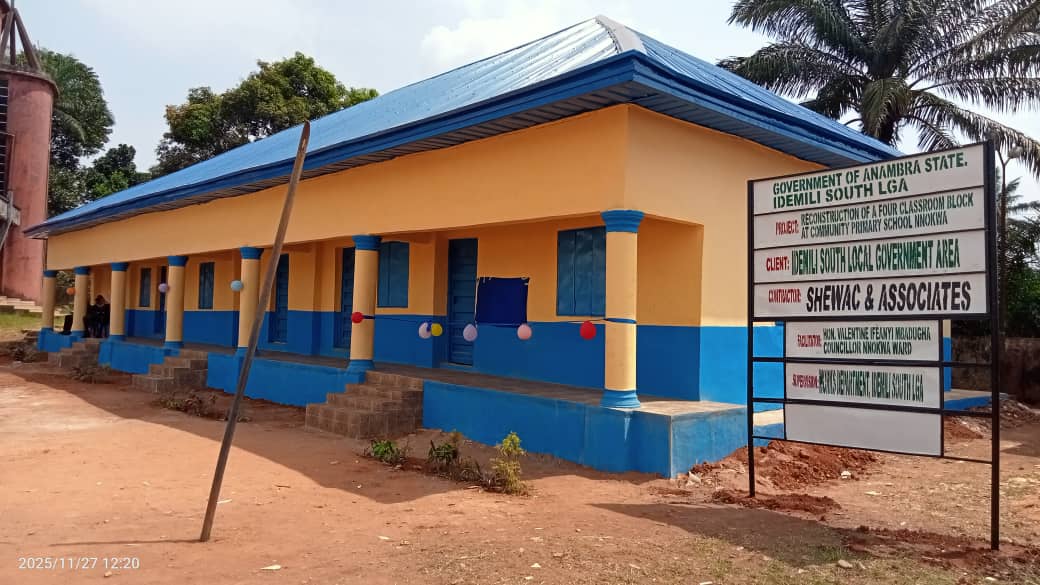 Soludo commissions renovated 4 classroom block in Anambra community