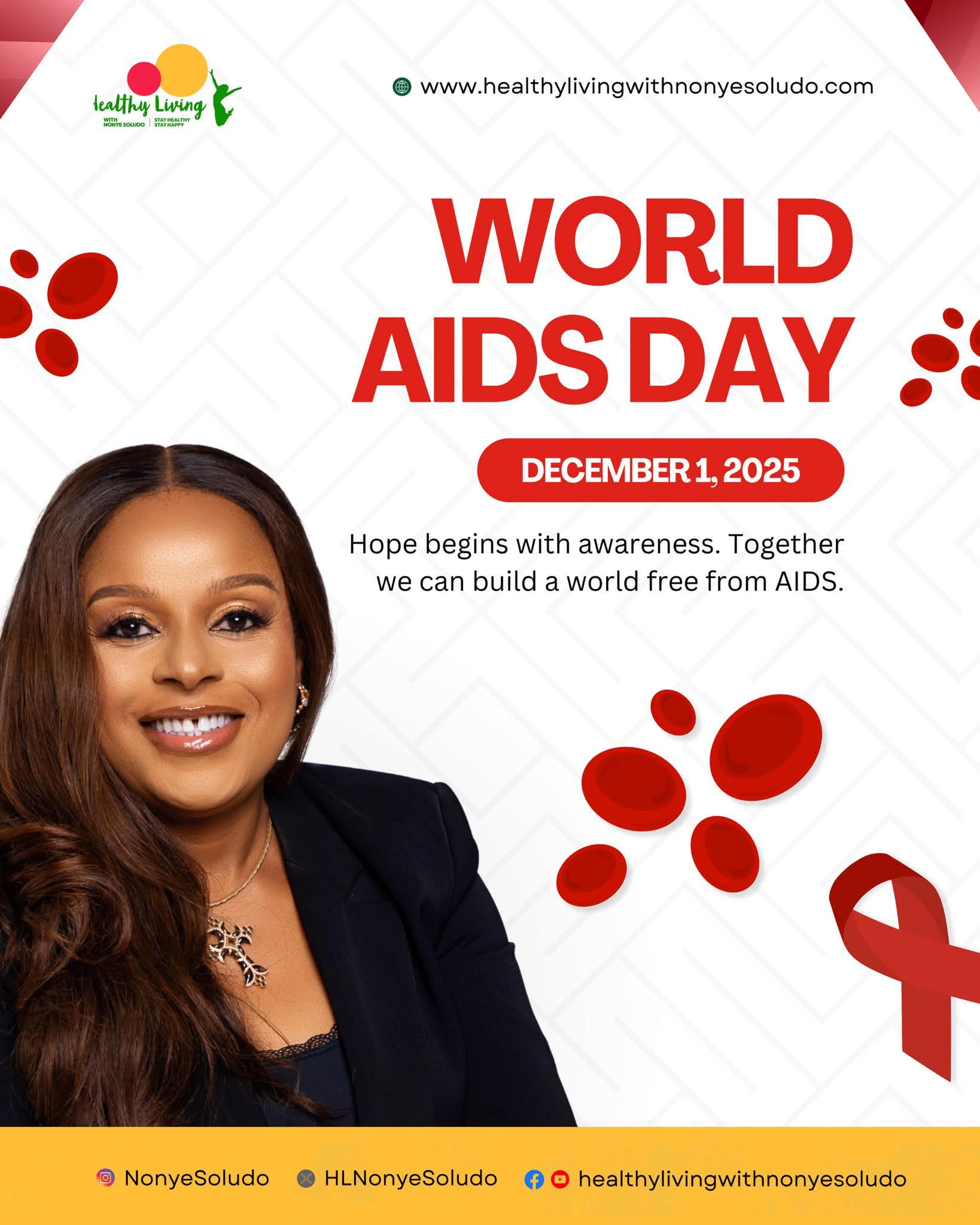 Mrs Soludo urges Nigerians to overcome fear of HIV testing