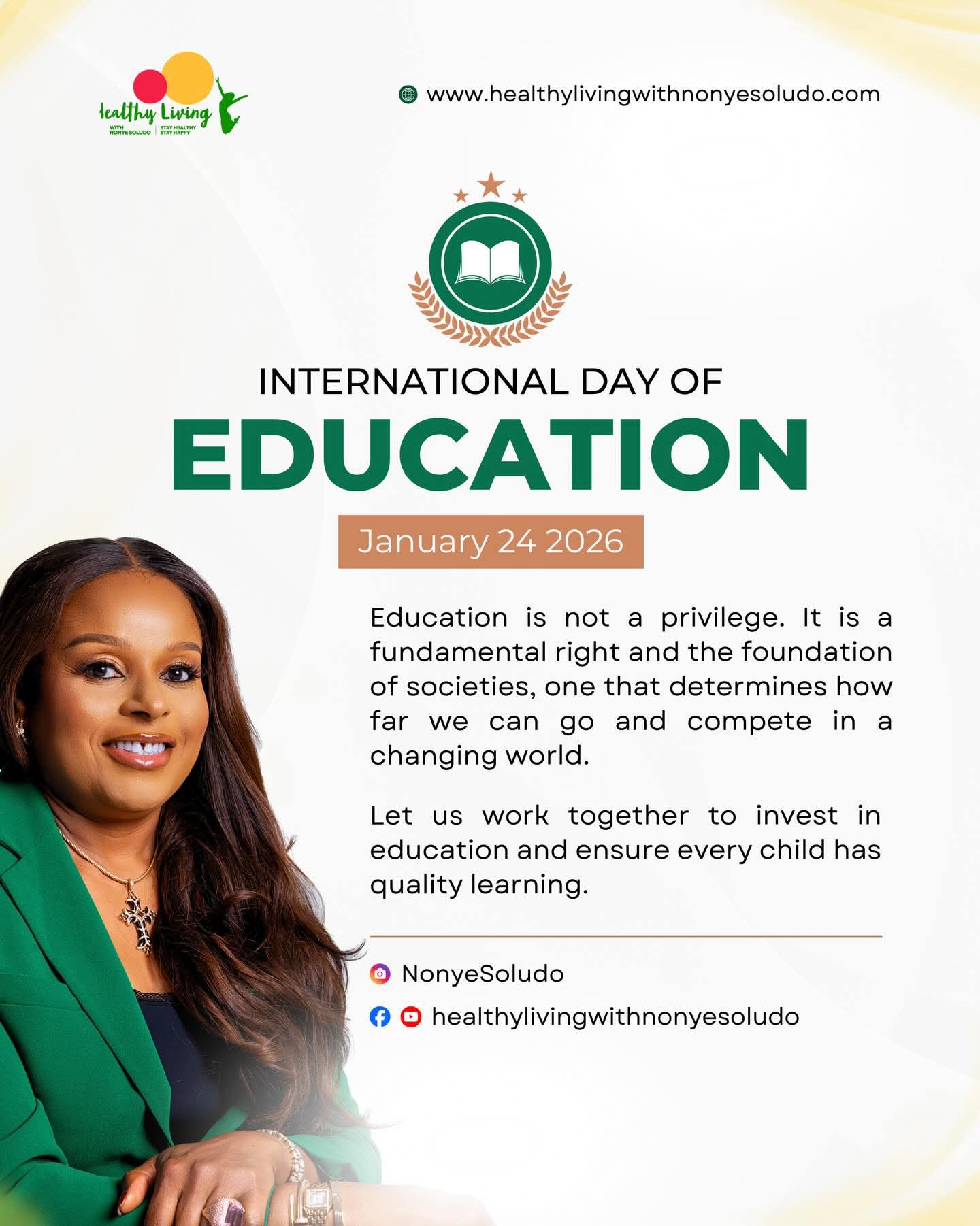 Soludo’s Wife charges Nigerians on quality education drive