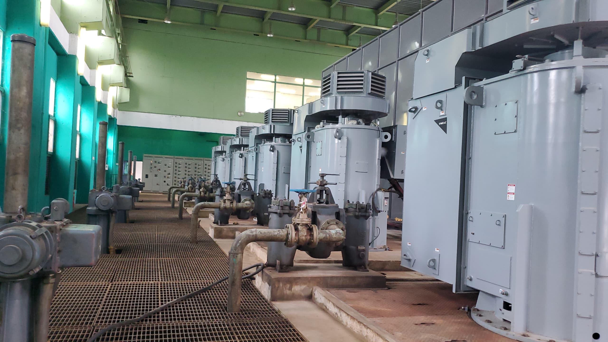 Water pumping station