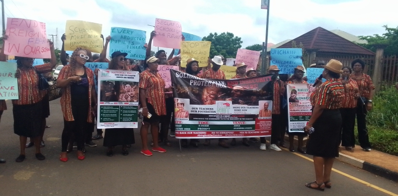 Teachers' protest